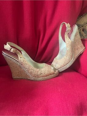 Lily Pulitzer Cork Wedge Heels